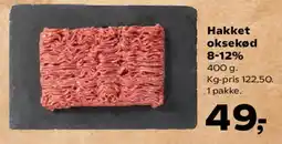 SuperBrugsen Hakket oksekød 8-12% tilbud