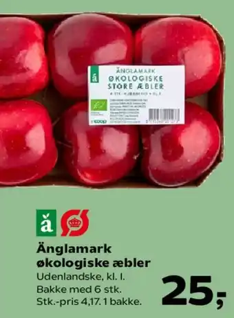 SuperBrugsen Änglamark økologiske æbler tilbud
