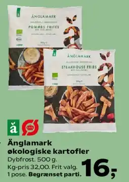 SuperBrugsen Änglamark økologiske kartofler tilbud
