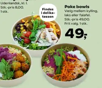 SuperBrugsen Poke bowls tilbud