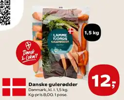 SuperBrugsen Danske gulerødder tilbud