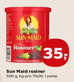 SuperBrugsen Sun Maid rosiner tilbud