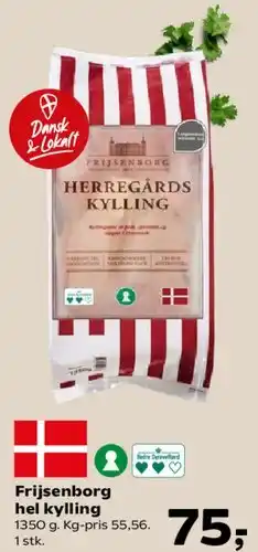 SuperBrugsen Frijsenborg hel kylling tilbud