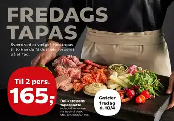 SuperBrugsen Delikatessens tapasplatte tilbud
