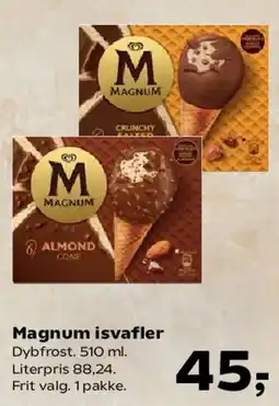 SuperBrugsen Magnum isvafler tilbud