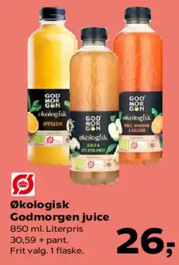 SuperBrugsen Økologisk Godmorgen juice tilbud