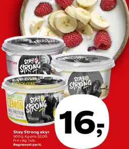 SuperBrugsen Stay Strong skyr tilbud