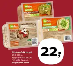 SuperBrugsen Glutenfrit brød tilbud