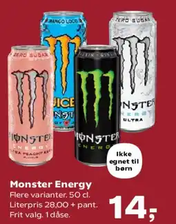 SuperBrugsen Monster Energy tilbud