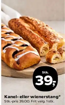 SuperBrugsen Kanel- eller wienerstang tilbud