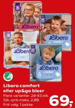 SuperBrugsen Libero comfort eller up&go bleer tilbud