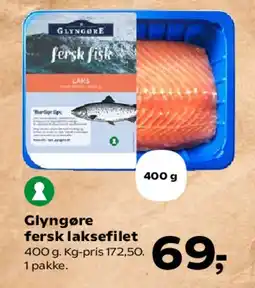 Kvickly Glyngøre fersk laksfilet tilbud