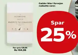 Kvickly Bambus faconlagen tilbud