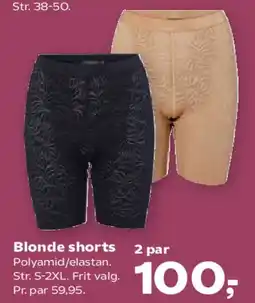 Kvickly Blonde shorts tilbud