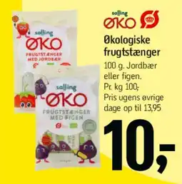 Føtex Økologiske frugtstænger tilbud