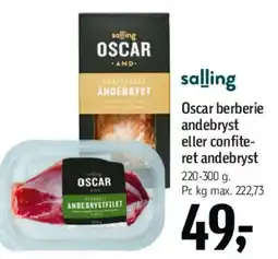 Føtex Oscar andebryst / andeprodukter tilbud