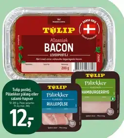 Føtex Tulip postej / pålæg / salami-hapser tilbud