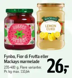 Føtex Fynbo, Fior di Frutta eller Mackay's marmelade tilbud