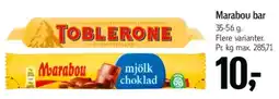 Føtex Marabou bar / Toblerone tilbud