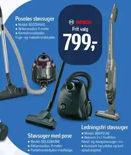 Føtex Støvsugere (Bosch og øvrige) tilbud