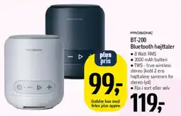 Føtex Prosonic BT-200 Bluetooth højttaler tilbud