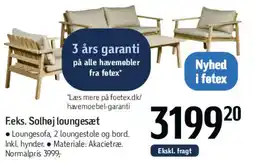 Føtex Solhej loungesæt tilbud