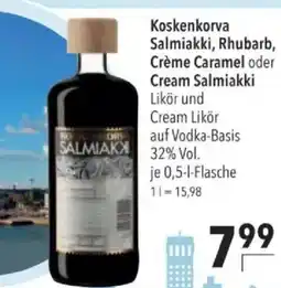 Citti Koskenkorva Salmiakki, Rhubarb, Crème Caramel oder Cream Salmiakki tilbud