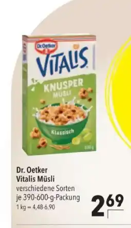 Citti Dr Oetker Vitalis Müsli tilbud