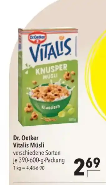 Citti Dr Oetker Vitalis Müsli tilbud