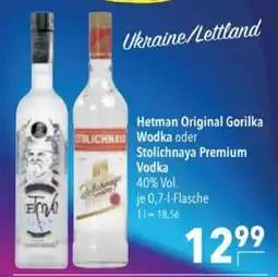 Citti Hetman Original Gorilka Wodka oder Stolichnaya Premium Vodka tilbud