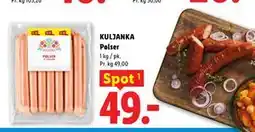 Lidl KULJANKA Pølser tilbud