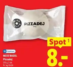 Lidl MISS BAGEL Pizzadej tilbud