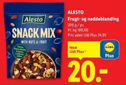 Lidl ALESTO Frugt- og nøddeblanding tilbud
