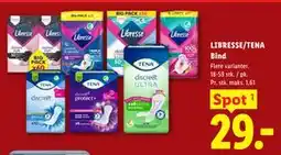 Lidl LIBRESSE/TENA Bind tilbud