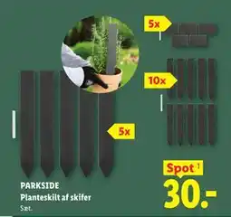 Lidl PARKSIDE Planteskilt af skifer tilbud