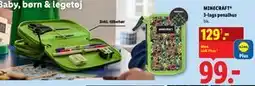 Lidl MINECRAFT 3-lags penalhus tilbud