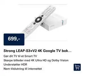 Strong LEAP-S3+V2 4K Google TV bok…