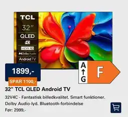 El-Salg 32 TCL QLED Android TV tilbud