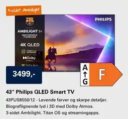 El-Salg 43 Philips QLED Smart TV tilbud