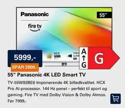 El-Salg 55 Panasonic 4K LED Smart TV tilbud