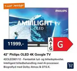 El-Salg 42 Philips OLED 4K Google TV tilbud