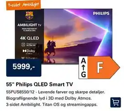 El-Salg 55 Philips QLED Smart TV tilbud