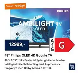El-Salg 48 Philips OLED 4K Google TV tilbud