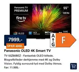 El-Salg Panasonic OLED 4K Smart TV tilbud