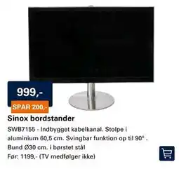 El-Salg Sinox bordstander tilbud