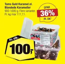Calle Toms Guld Karamel el. Blandede Karameller tilbud