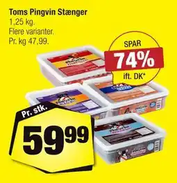 Calle Toms Pingvin Stænger tilbud