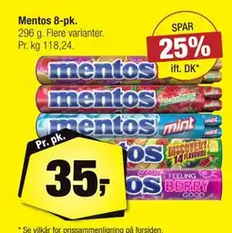 Calle Mentos 8-pk tilbud
