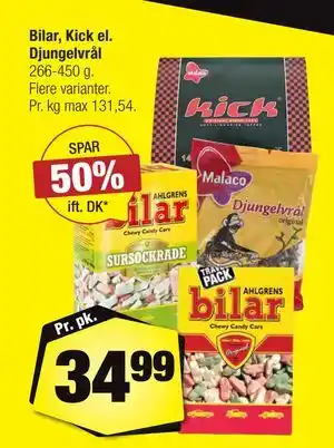 Calle Bilar, Kick el. Djungelvrål tilbud