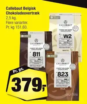 Calle Callebaut Belgisk Chokoladeovertræk tilbud